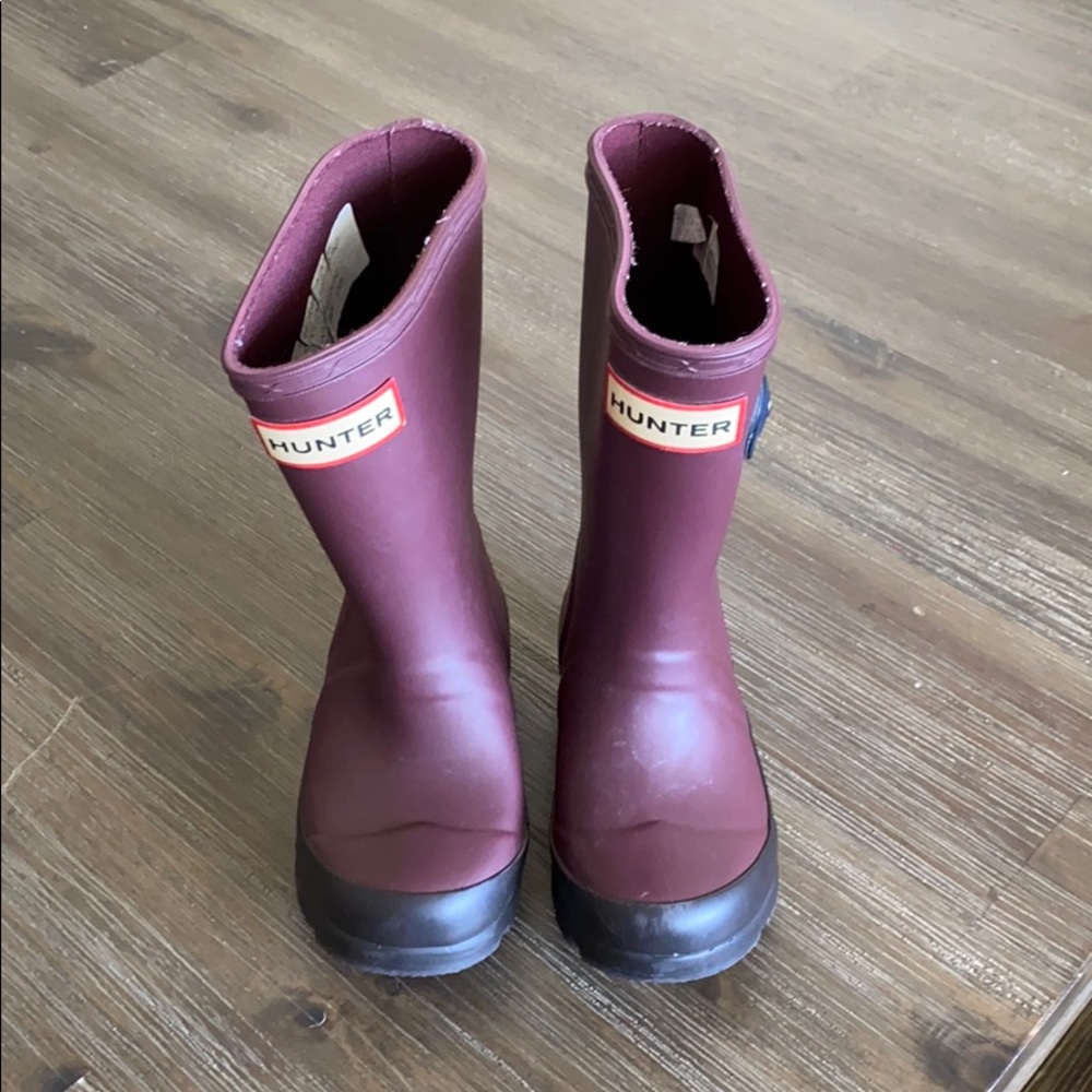 Hunter boots for kids size 8